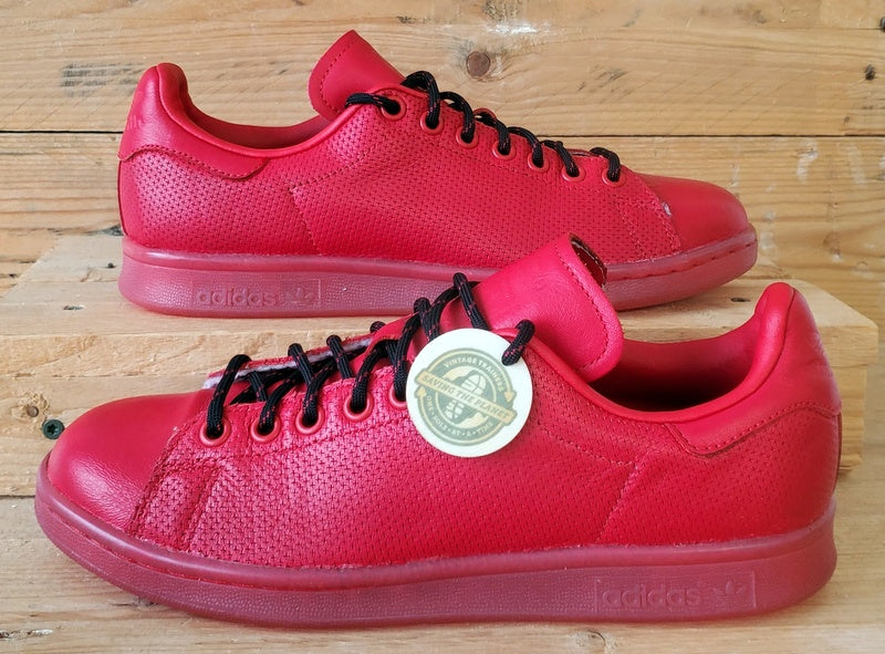Adidas Stan Smith Adicolor Low Leather Trainers UK6/US6.5/E39 S80248 Scarlet Red