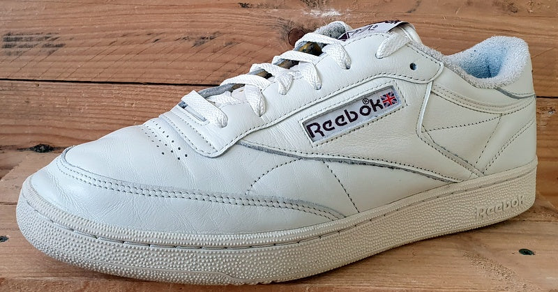 Reebok Classic Club C 85 Low Leather Trainers UK10/US11/EU44.5 GX3681 Cream