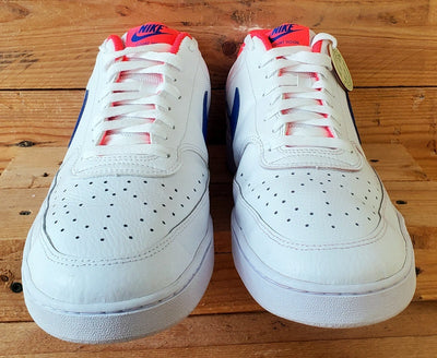 Nike Court Vision Low Leather Trainers UK12/US13/EU47.5 CD5463-104 White/Blue