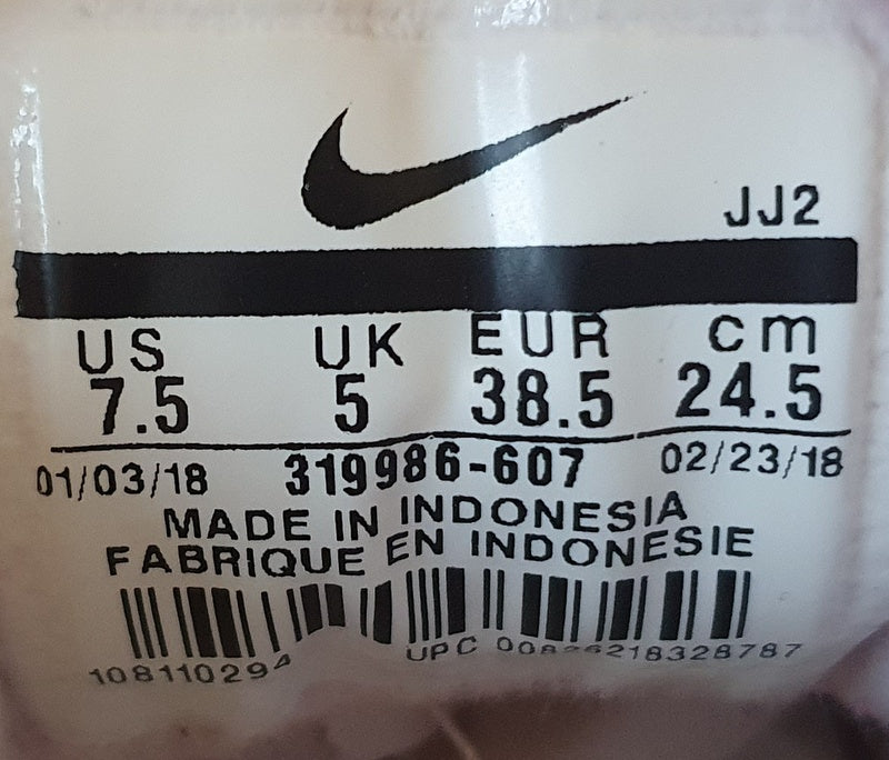 Nike Air Max 1 Low Leather Trainers UK5/US7.5/EU38.5 319986-607 Barley Rose