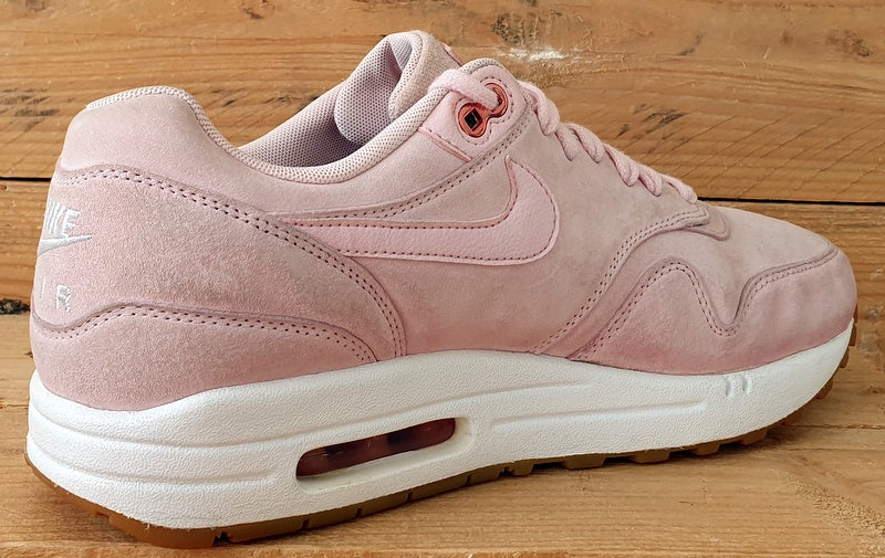 Nike Air Max 1 Low Suede Trainers UK7/US9.5/EU41 919484-600 Prism Pink