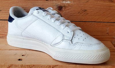 Adidas Continental Vulc Low Leather Trainers UK8/US8.5/EU42 EG4588 White/Navy