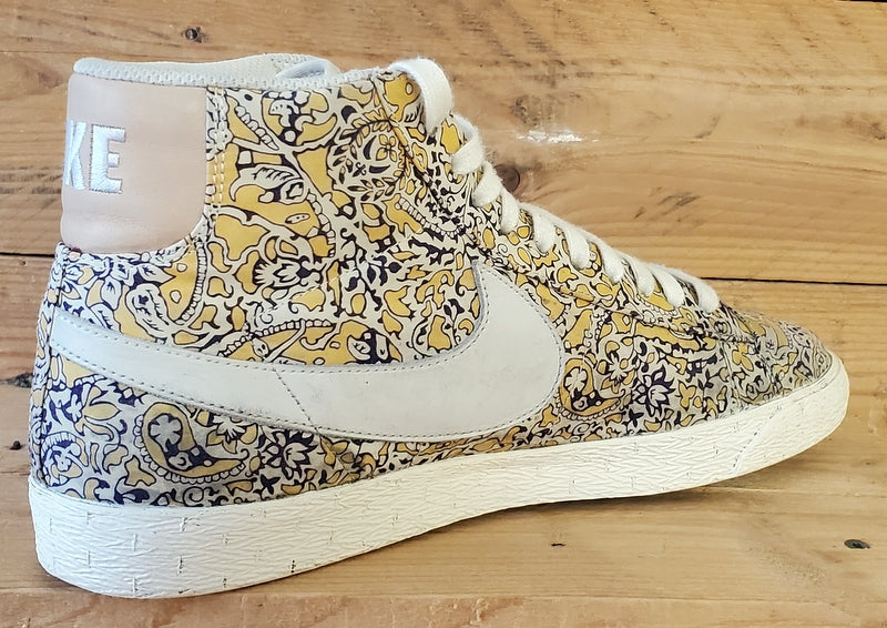 Nike Blazer Liberty Mid Textile Trainers UK9/US11.5/EU44 529037-700 Yellow/White