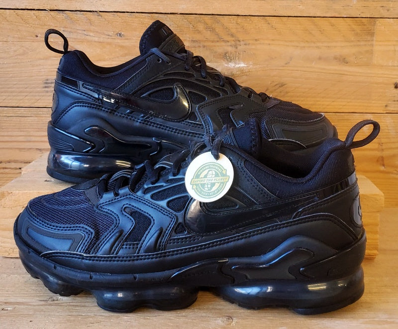 Nike Air Vapormax Evo Low Textile Trainers UK8/US9/E42.5 CT2868-003 Triple Black