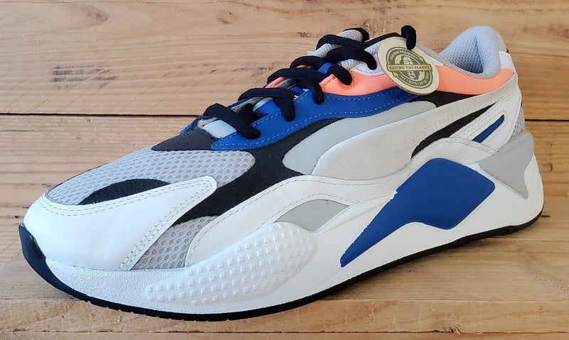 Puma RS-X Prism Low Textile Trainers UK11/US12/EU46 374758-03 Grey/Ultra Orange
