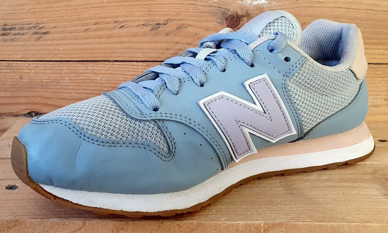 New Balance 500 Low Textile/Suede Trainers UK7/US9/EU40.5 GW500BA1 Blue