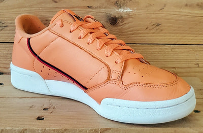 Adidas Continental 80 Low Leather Trainers UK7.5/US8/EU41 CG7124 Easy Orange