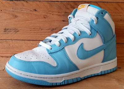 Nike Dunk High Retro Leather Trainers UK6.5/US7.5/EU40.5 DD1399-401 Blue Chill