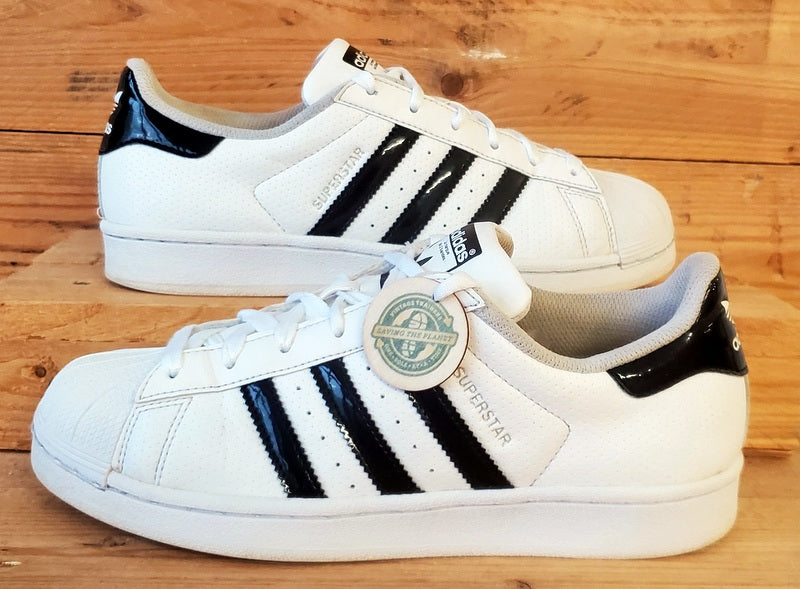 Adidas Superstar Low Leather Trainers UK5.5/US6/EU38.5 AQ3172 White/Black