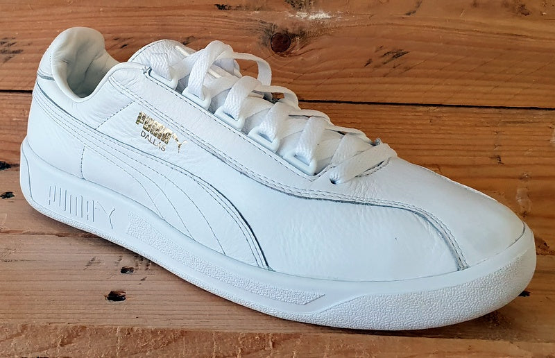 Puma Dallas Low Leather Trainers UK8/US9/EU42 364697 01 White/Gold