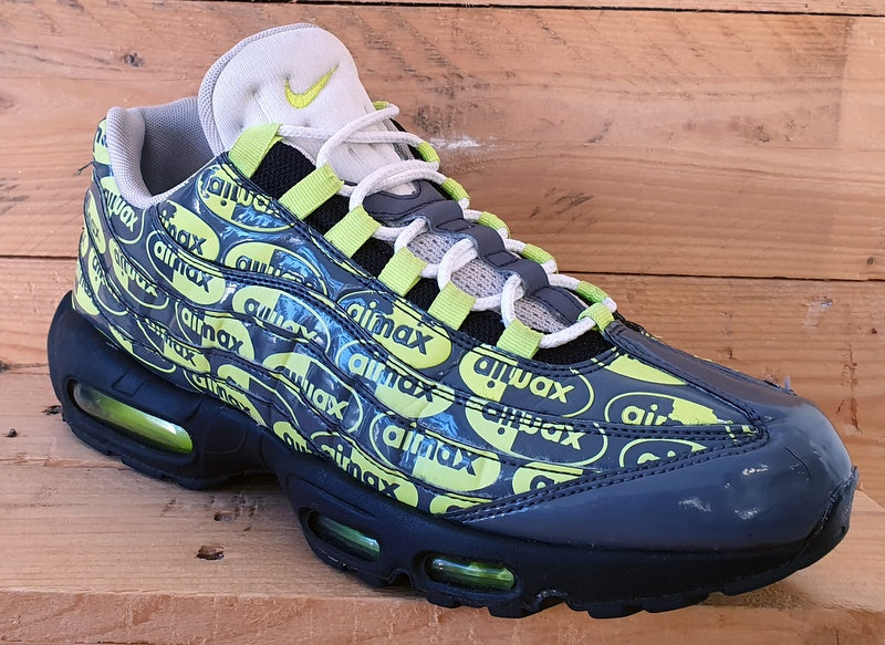 Nike Air Max 95 Low Pleather Trainers UK9/US10/EU44 538416-019 Print Black Volt