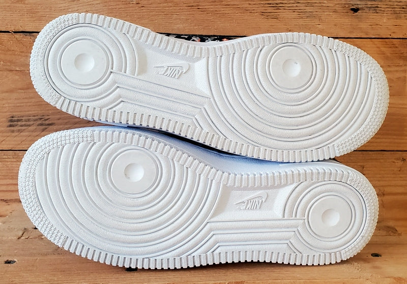 Nike Air Force 1 JDI Pack Mid Leather Trainers UK5/US7.5/EU38.5 AO5138-001 Black