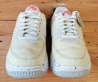 Nike Air Force 1 Crater Textile Trainers UK4/US6.5/EU37.5DO7692-100 Cream/White