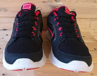 Nike Flex Trainer 4 Nylon Trainers 643083-008 Black/Pink UK6/US8.5/EU40