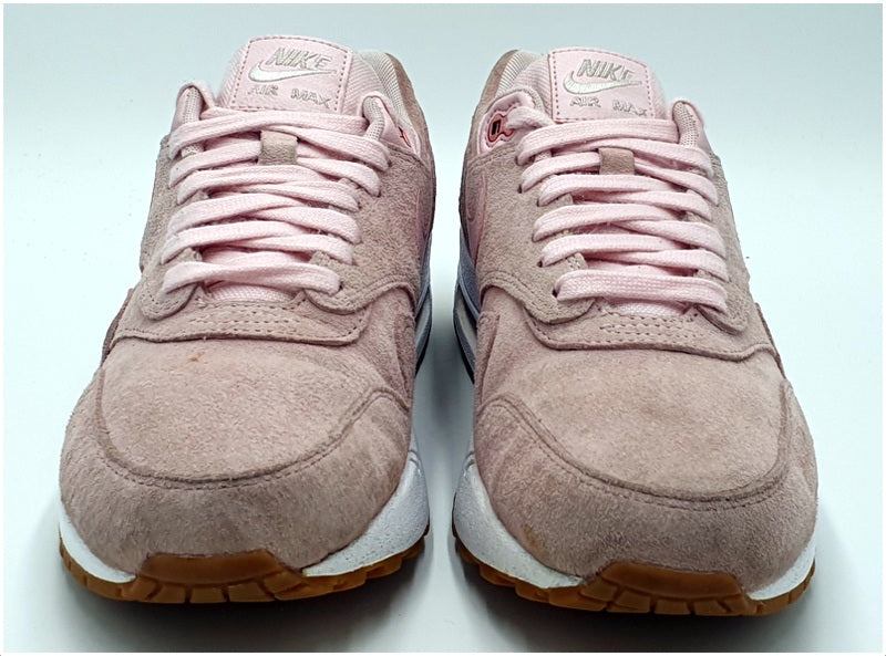 Nike Air Max 1 Low Suede Trainers 919484-600 Prism Pink/White UK5.5/US8/E39