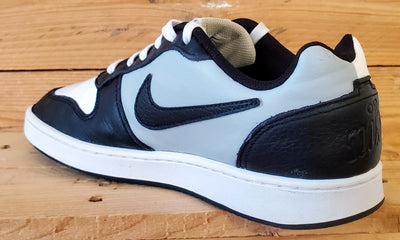 Nike Ebernon Premium Leather Trainers UK7.5/US8.5/EU42 AQ1774-102 Black/White