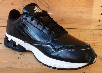 Adidas Falcon Low Vintage Leather Trainers UK12.5/US13/EU48 G48014 Black/White