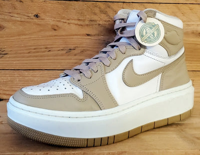Nike Air Jordan 1 Elevate Mid Leather Trainers UK5/US7.5/EU38.5 Vachetta Tan
