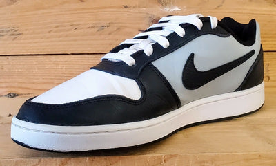 Nike Ebernon Premium Leather Trainers UK7.5/US8.5/EU42 AQ1774-102 Black/White
