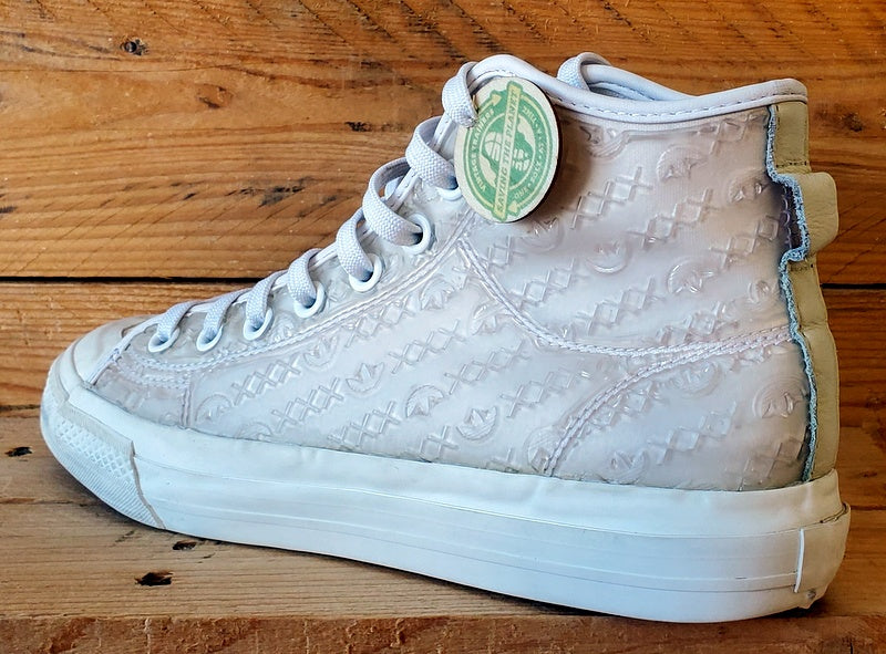 Adidas Nizza Parley RF 420 Mid Trainers UK8.5/US9/EU42.5 FX2418 White/Clear 