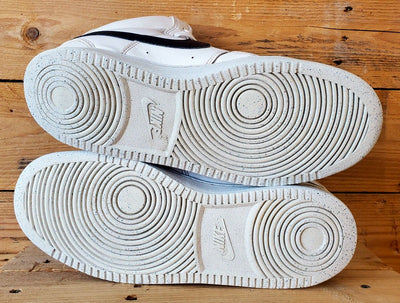 Nike Court Vision Mid Leather Trainers UK7.5/US8.5/EU42 DN3577-101 White/Black