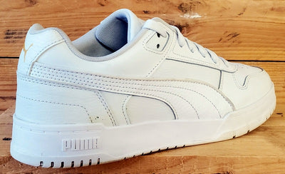 Puma RBD Game Low Leather Trainers UK9/US10/EU43 386373-02 Triple White