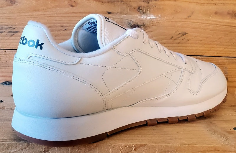 Reebok Classic Low Leather Trainers UK8/US9/EU42 49799 White/Gum