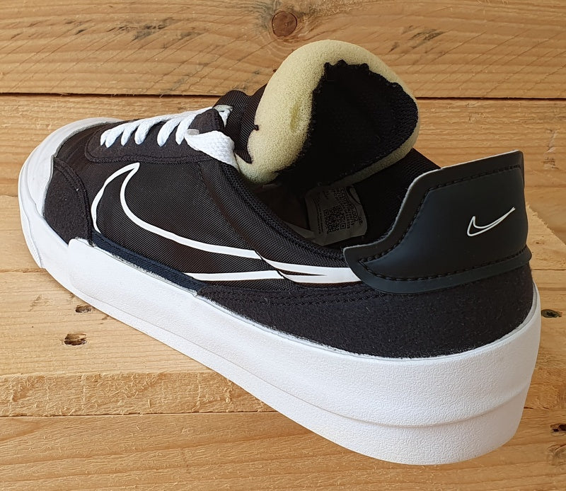 Nike Drop Type HBR Low Textile Trainers UK6.5 US7.5 E40.5 CQ0989 002 Black White VintageTrainers