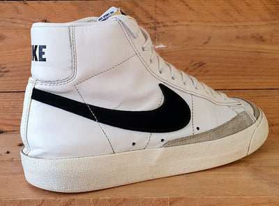 Nike Blazer 77 Vintage Leather Trainers UK8.5/US9.5/EU43 BQ6806-100 White/Black