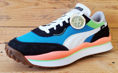 Puma Style Rider Play On Textile Trainers UK6.5/US7.5/EU40 371150-06 Blue/Black