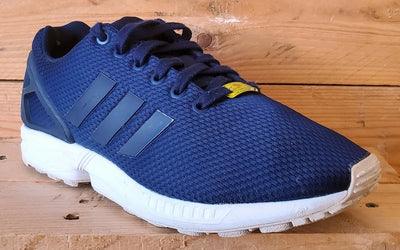 Adidas ZX Flux Low Textile Trainers UK8/US8.5/EU42 M19841 Navy/White