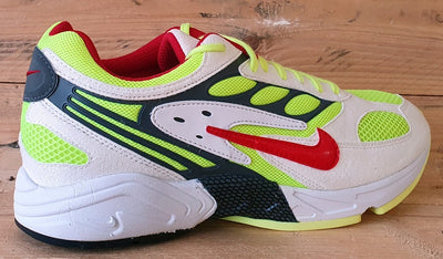 Nike Air Ghost Racer Trainers UK9/US10/E44 AT5410-100 White Atom Red Neon Yellow