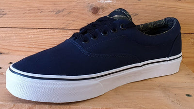 Vans Off The Wall Low Canvas Trainers UK10/US11/EU44.5 721356 Navy/Black