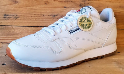 Reebok Classic Low Leather Trainers UK8/US9/EU42 49799 White/Gum