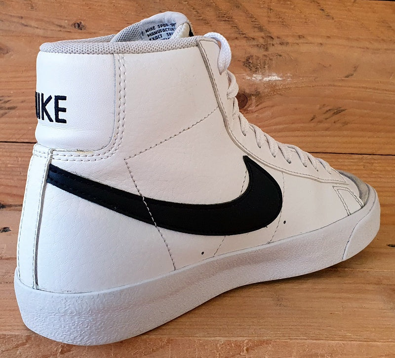 Nike Blazer Mid 77 Leather Trainers UK5.5/US6Y/EU38.5 DA4086-100 White/Black