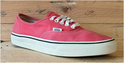 Vans Off The Wall Low Canvas Trainers UK6.5/US9/EU40 T375 Bright Pink/Gum Sole