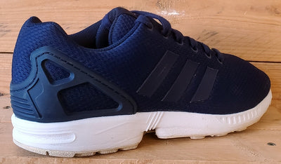 Adidas ZX Flux Low Textile Trainers UK8/US8.5/EU42 M19841 Navy/White