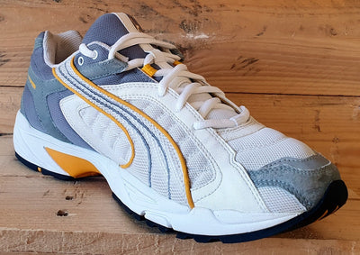 Puma Cell Textile Low Trainers UK9.5/US10.5/EU44 180084 02 Grey/White/Yellow