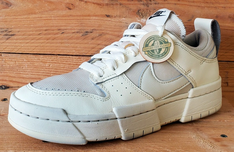 Nike Dunk Disrupt Low Leather Trainers UK5.5/US8/EU39 CK6654-105 Coconut Milk