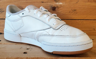 Reebok Club C 85 Low Leather Trainers UK7/US9.5/EU40.5 BS7686 White