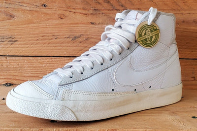Nike Blazer 77 Mid Leather Trainers UK6/US7/EU40 CW7583-100 Sail/Platinum Tint