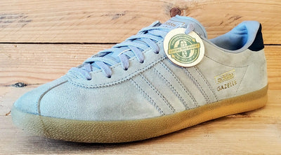 Adidas Gazelle Low Suede Trainers UK5/US5.5/EU38 BA8669 Grey/Gum Sole
