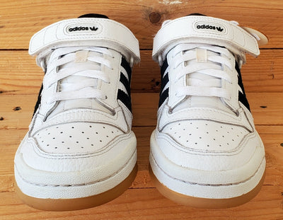 Adidas Forum Low Leather Trainers UK5/US5.5/EU38 H01924 Cloud White/Black/Gum