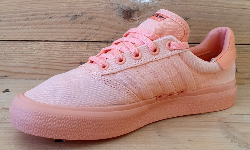 Adidas 3MC Vulc Low Canvas Trainers UK6/US6.5/EU39 DB3108 Chalk Coral