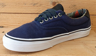 Vans Off The Wall Low Canvas Trainers UK8/US9/EU42 721356 Denim Blue/Black