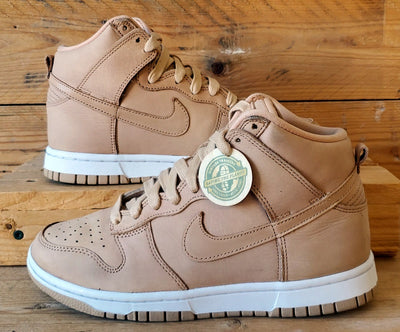 Nike Dunk Premium Mid Suede Trainers UK4/US6.5/EU37.5 DX2044-201 Vachetta Tan