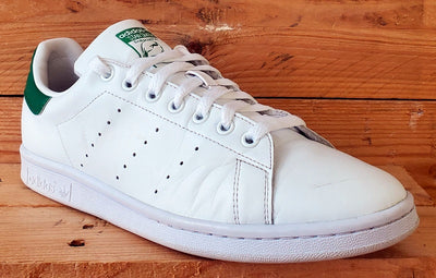 Adidas Stan Smith Low Leather Trainers UK9/US9.5/EU43 FX5502 White/Green