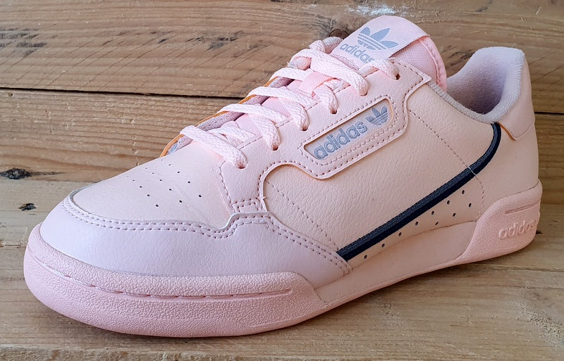 Adidas Continental 80 Low Leather Trainers F97508 Triple Peach UK5/US5.5/EU38