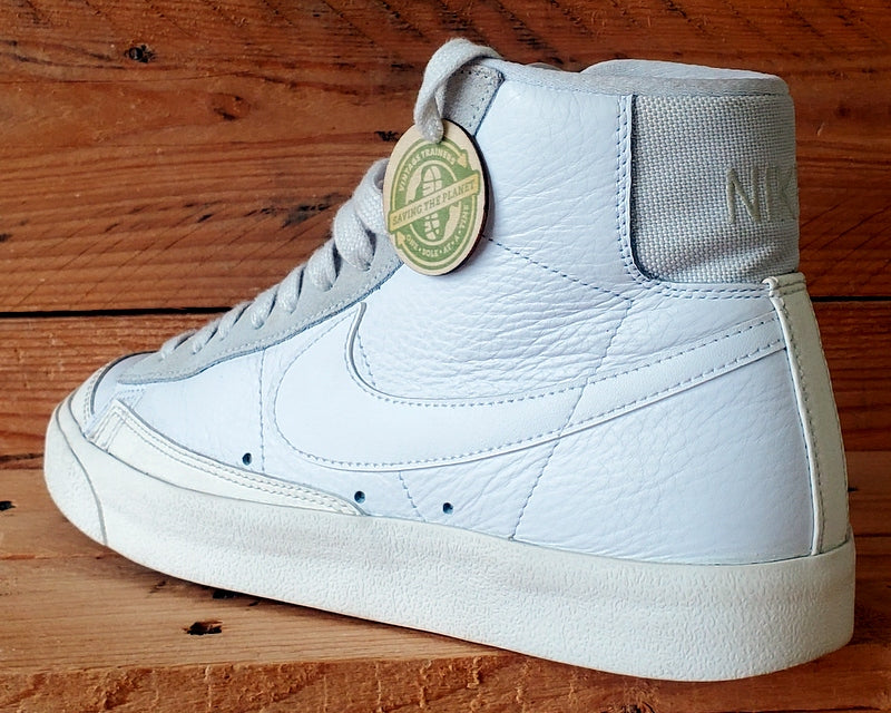 Nike Blazer 77 Mid Leather Trainers UK6/US7/EU40 CW7583-100 Sail/Platinum Tint