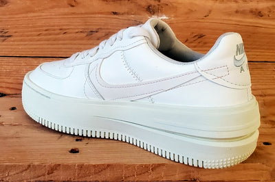 Nike Air Force 1 PLT.AF.ORM Low Leather Trainers UK5/US7.5/E38.5 DJ9946-104 Sail